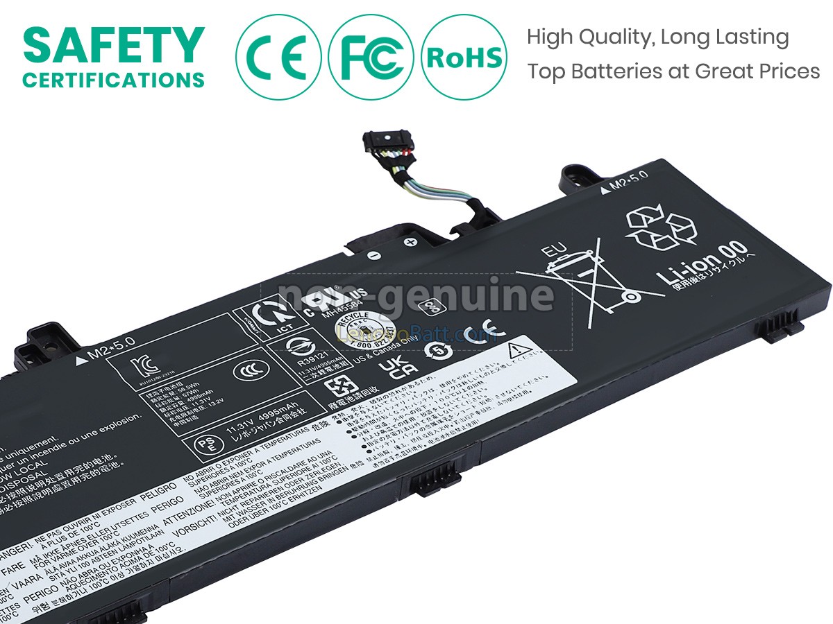Lenovo ThinkPad E16 GEN 2-21MA002NEE battery replacement