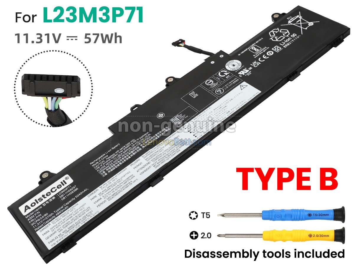 Lenovo ThinkPad L16 GEN 1-21L30037EE battery replacement