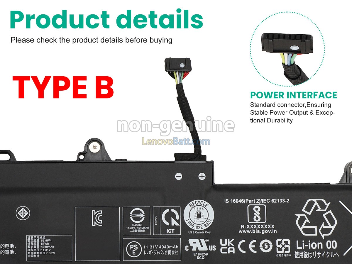 Lenovo ThinkPad L16 GEN 1-21L30037EE battery replacement
