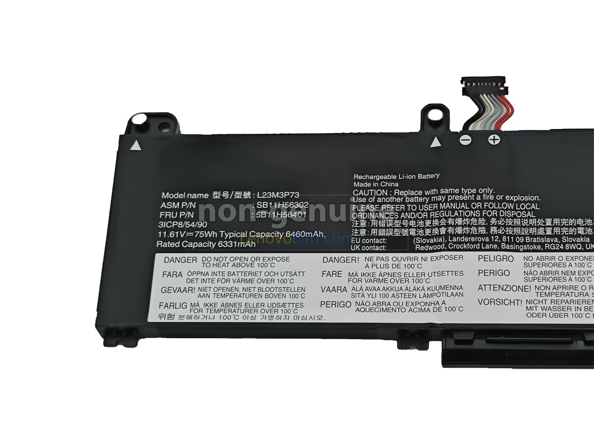 Lenovo ThinkPad P16S GEN 3-21KT0004GP battery replacement