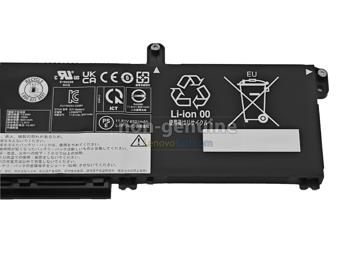 Lenovo ThinkPad P16S GEN 3-21KT0004GP battery replacement