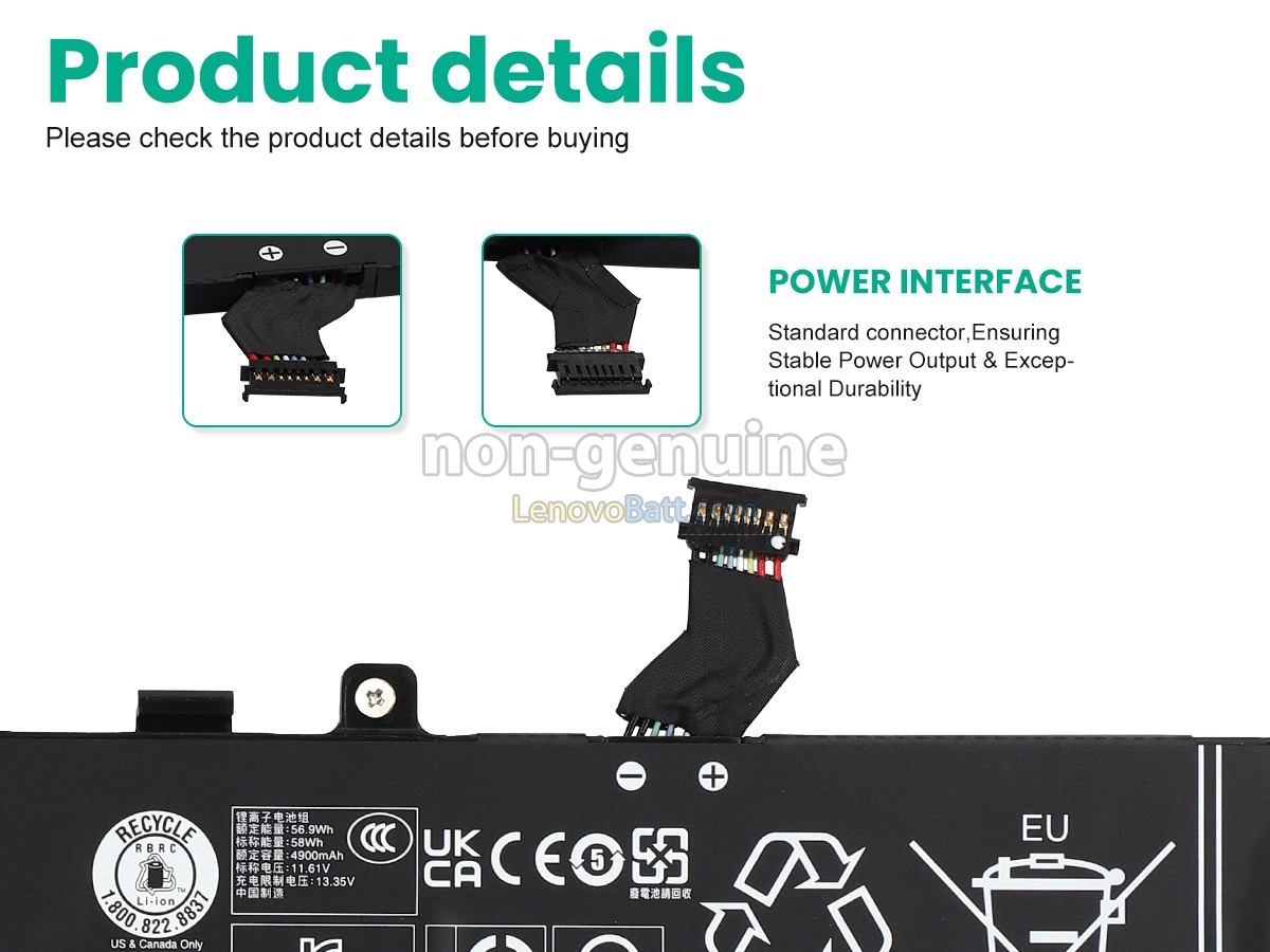 Lenovo L23D3P75 battery replacement