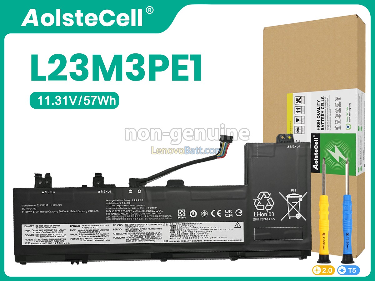 Lenovo L23D3PE1 battery replacement