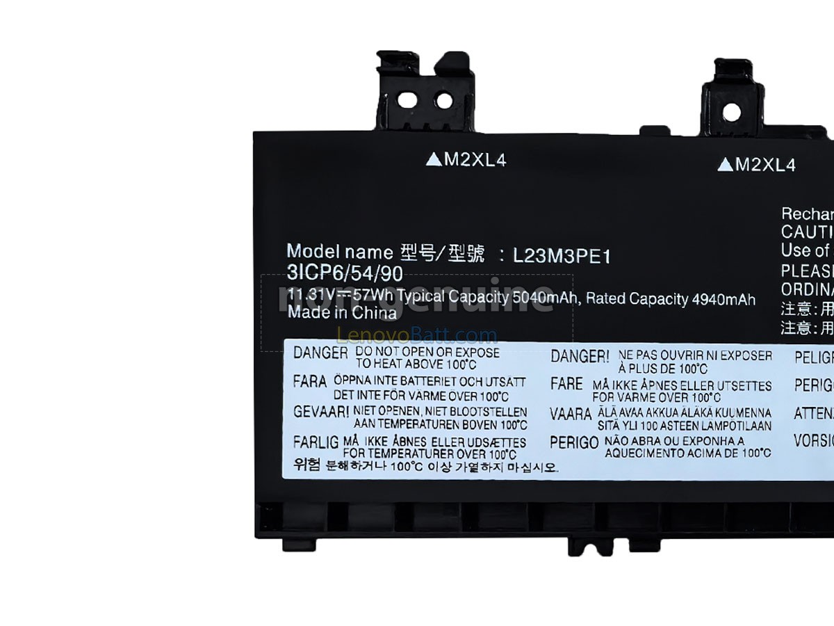 Lenovo L23D3PE1 battery replacement