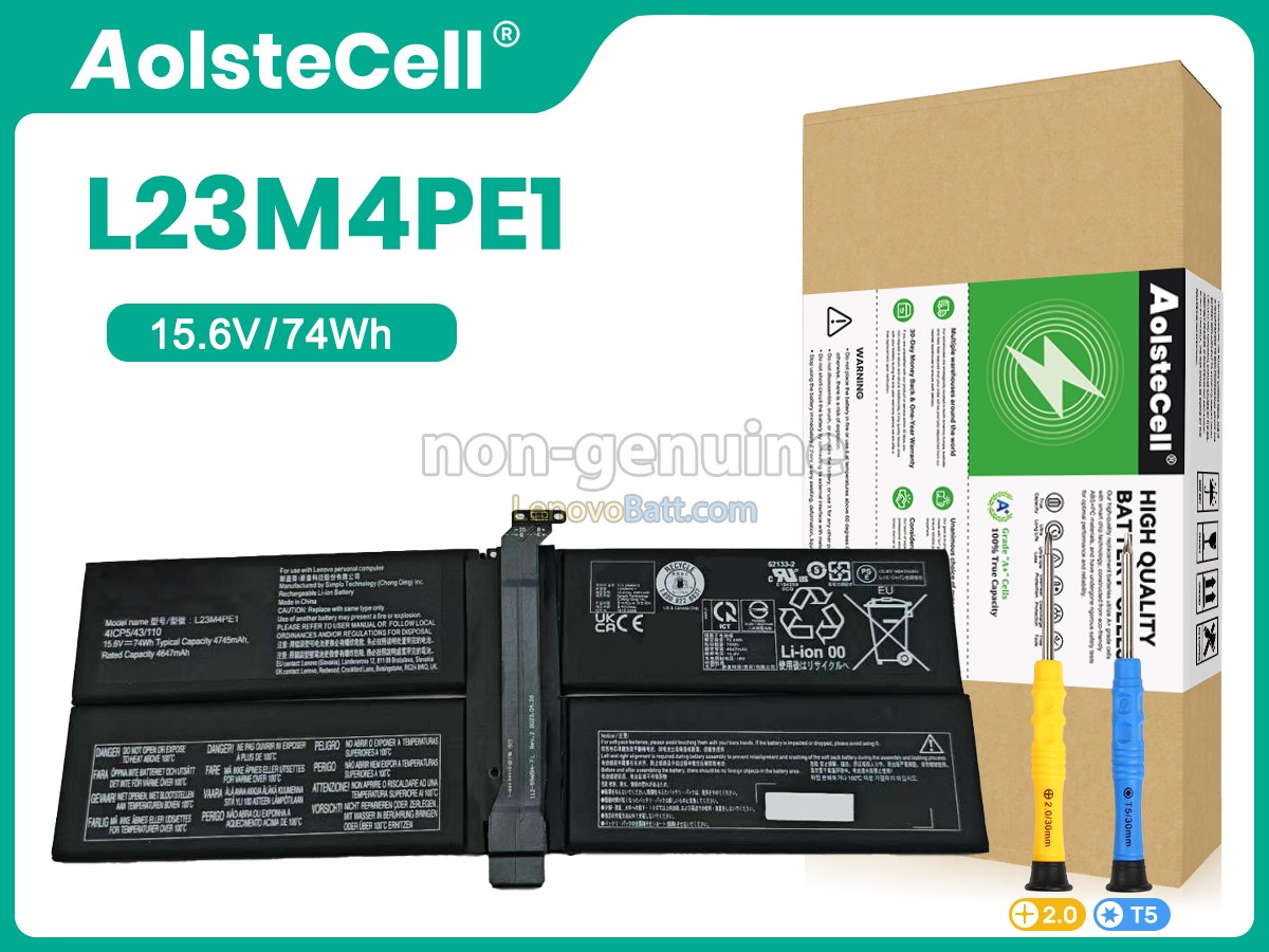 Lenovo L23M4PE1 battery replacement