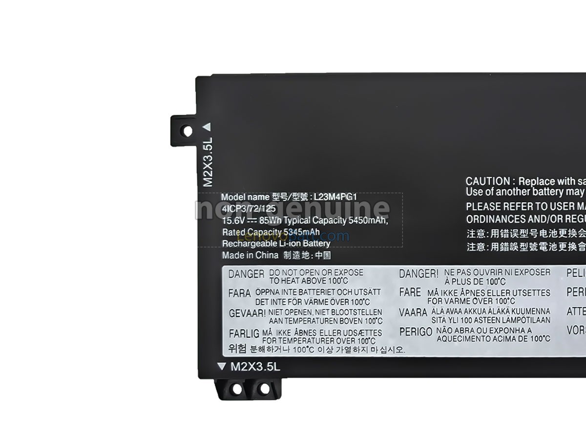 Lenovo THINKBOOK 14 GEN 6 PLUS (14 inch INTEL) battery replacement