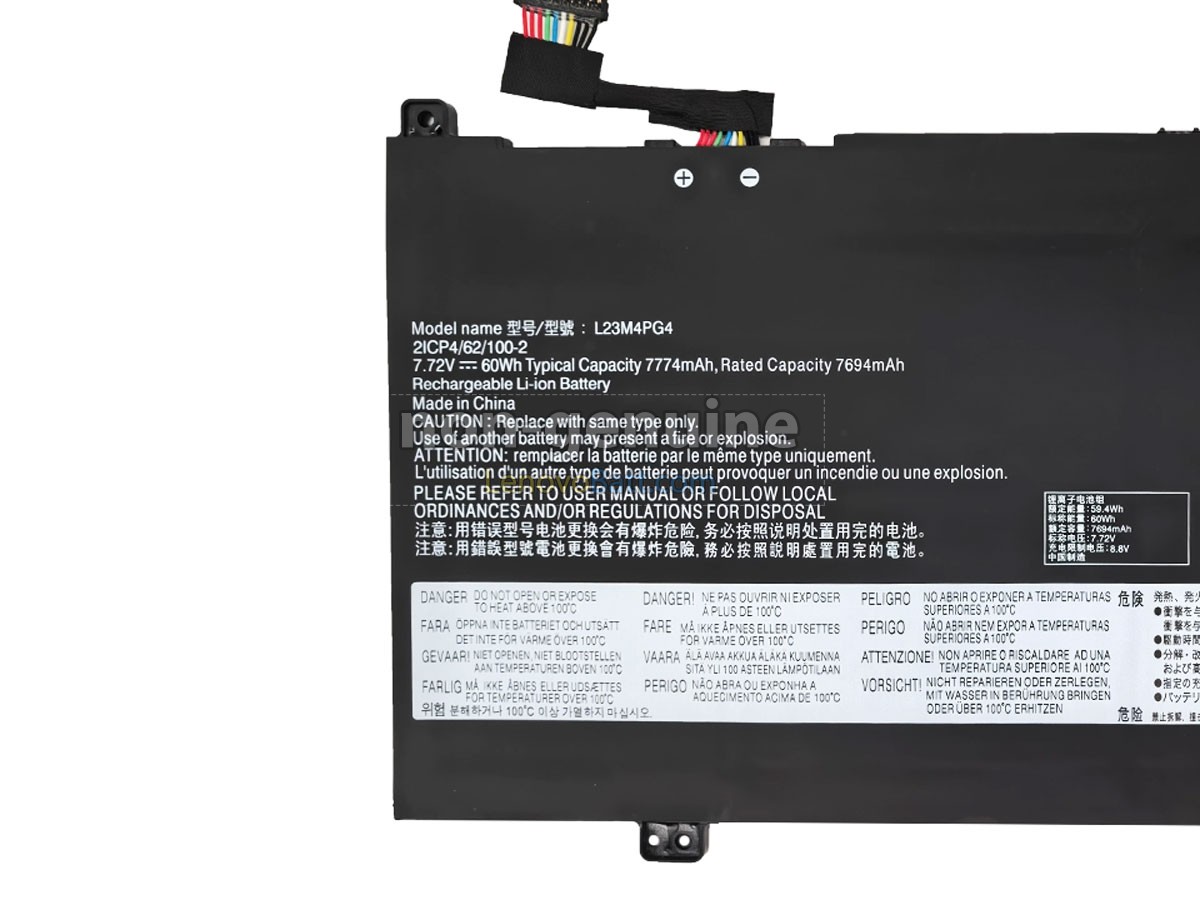 Lenovo 5B11N50695 battery replacement