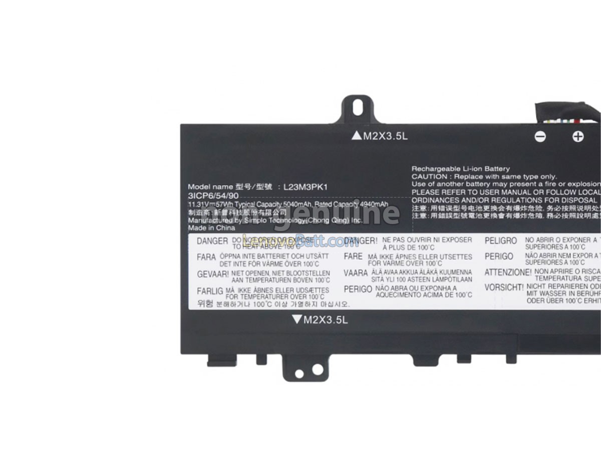 Lenovo L23X4PK1 battery replacement