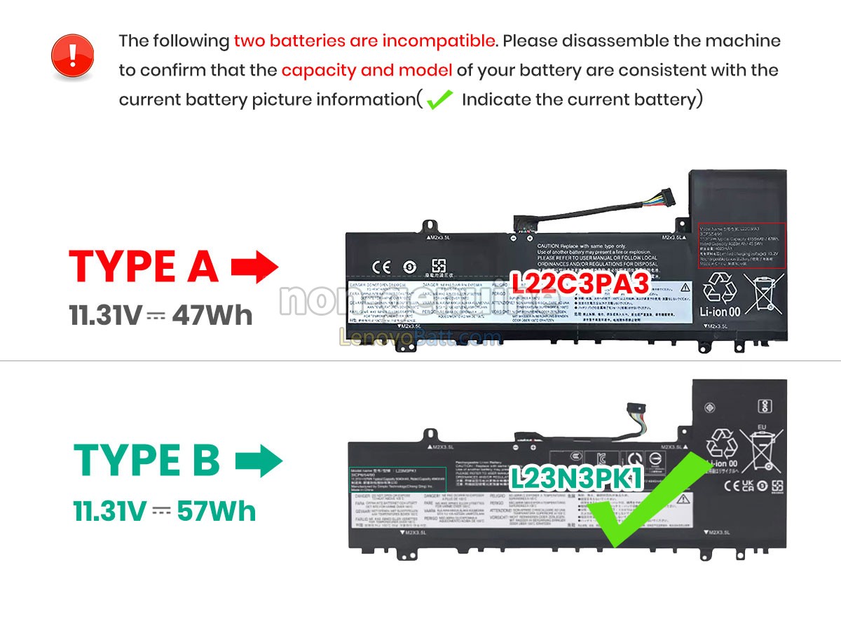 Lenovo IdeaPad SLIM 5 14IMH9-83DA0054RM battery replacement