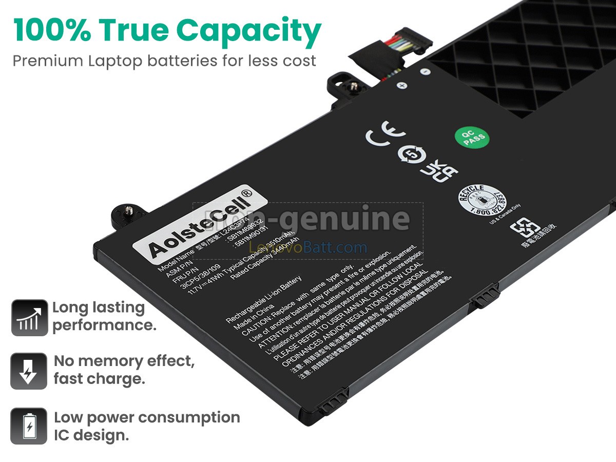 Lenovo L24C3P74 battery replacement