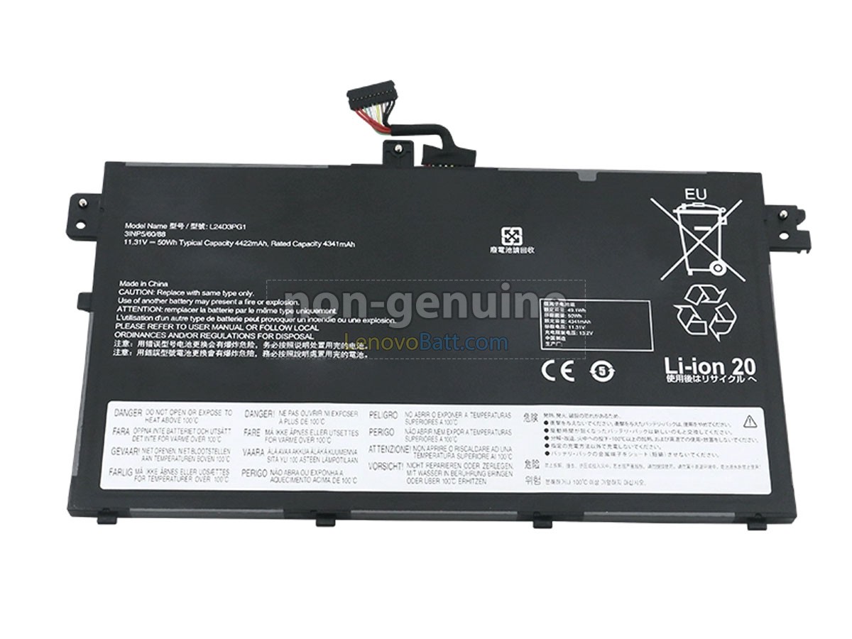 Lenovo L24X3PG1 battery replacement