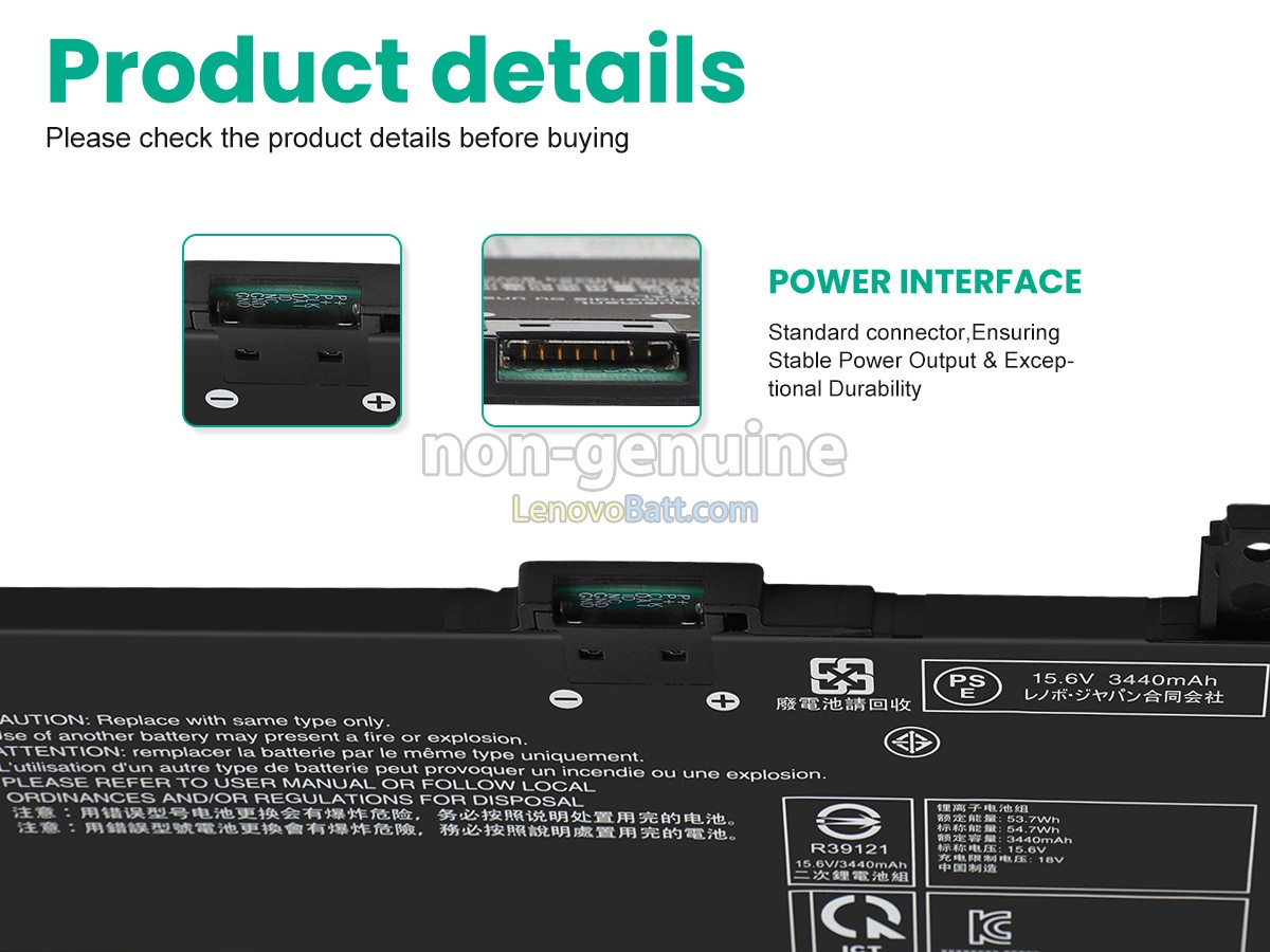 Lenovo 5B11Q01975 battery replacement