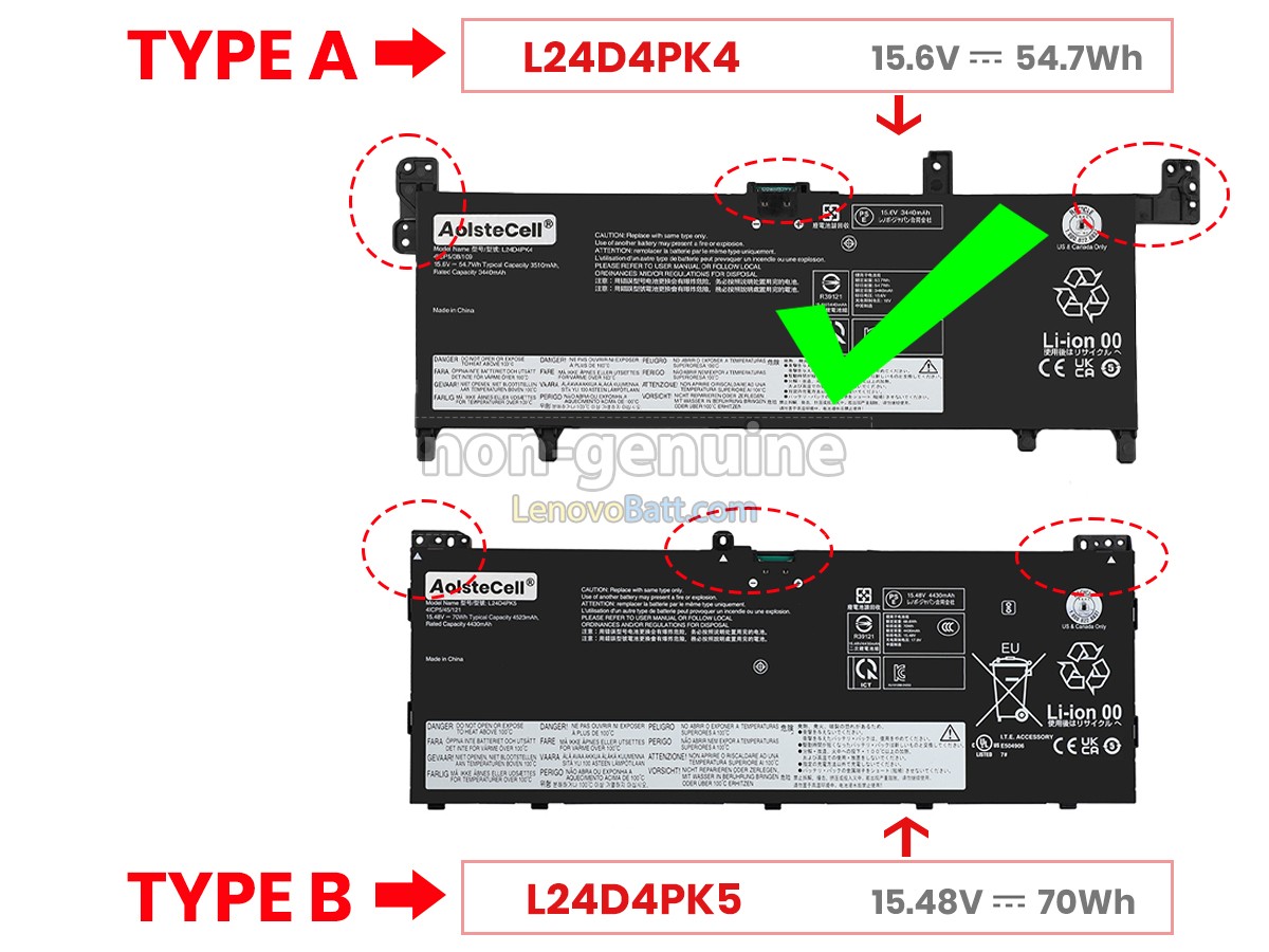Lenovo IdeaPad SLIM 5 15ARP10-83J3 battery replacement