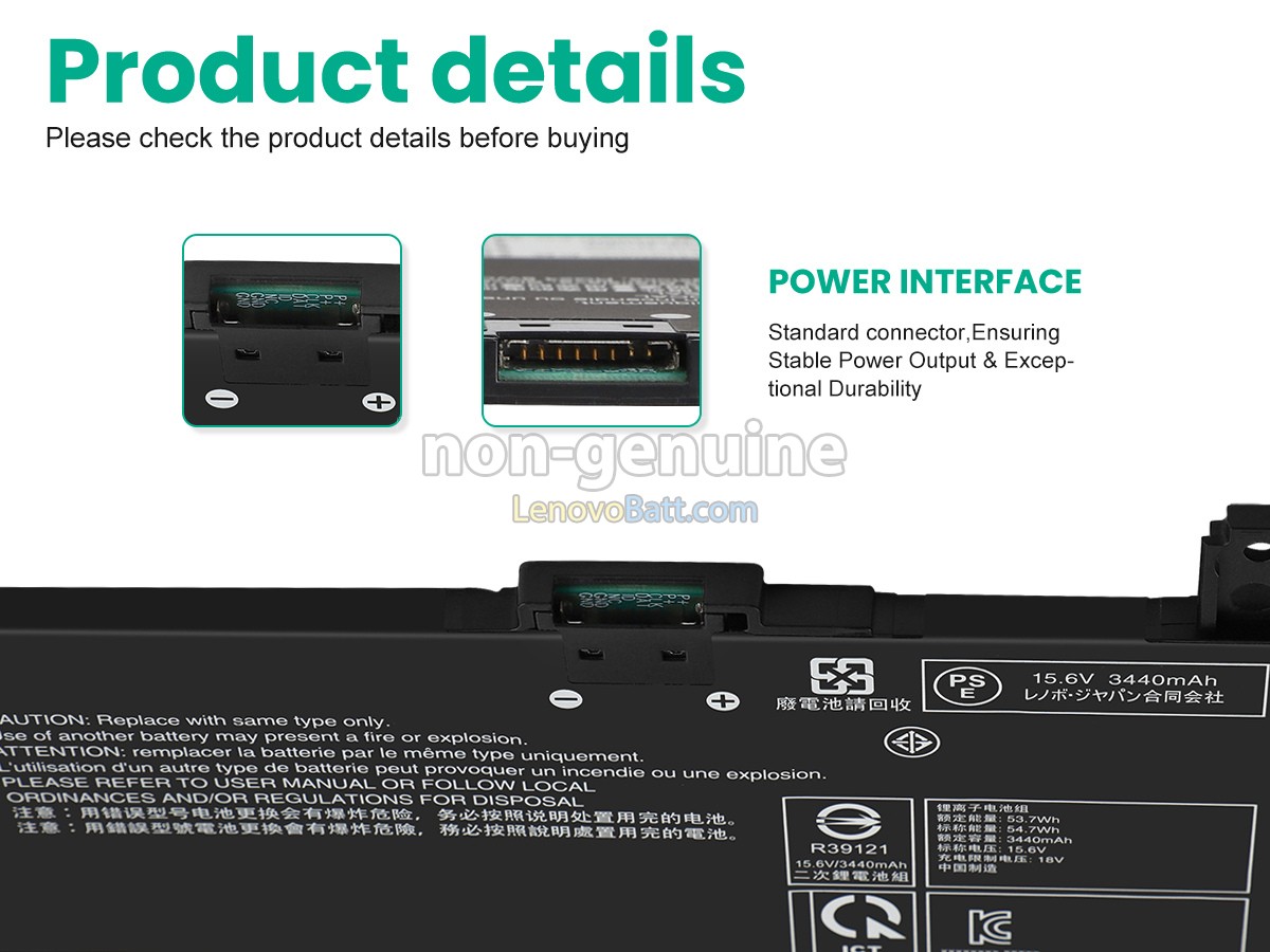 Lenovo IdeaPad SLIM 5 15ARP10-83J3 battery replacement