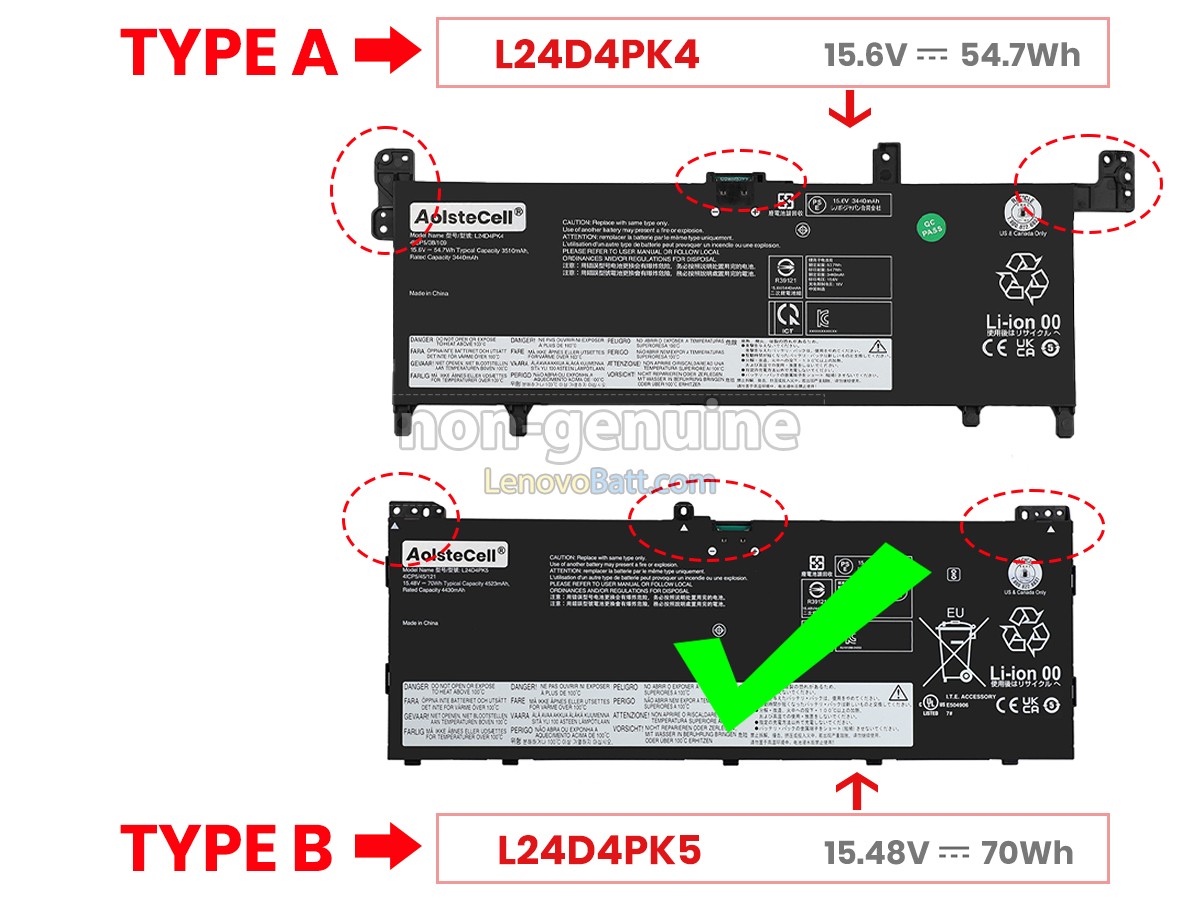 Lenovo IdeaPad SLIM 5 15ARP10-83J3 battery replacement