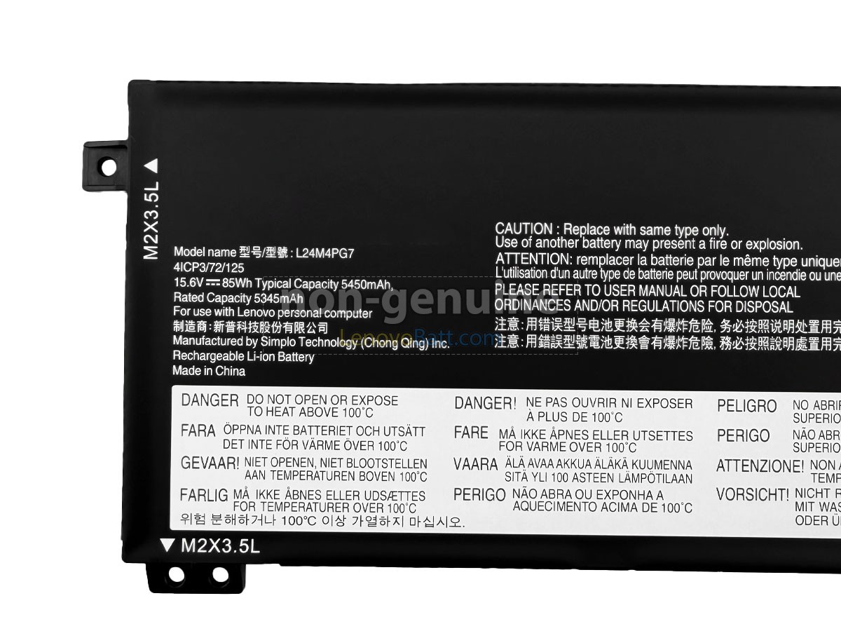 Lenovo L24M4PG7 battery replacement