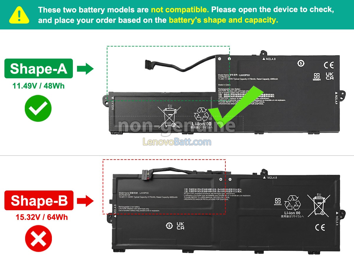 Lenovo ThinkPad E16 GEN 3-21SR001HED battery replacement