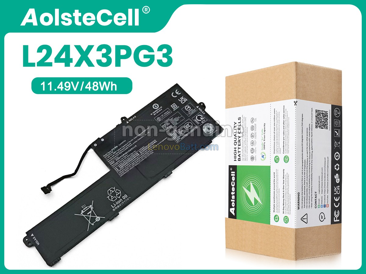 Lenovo L24X3PG3 battery replacement