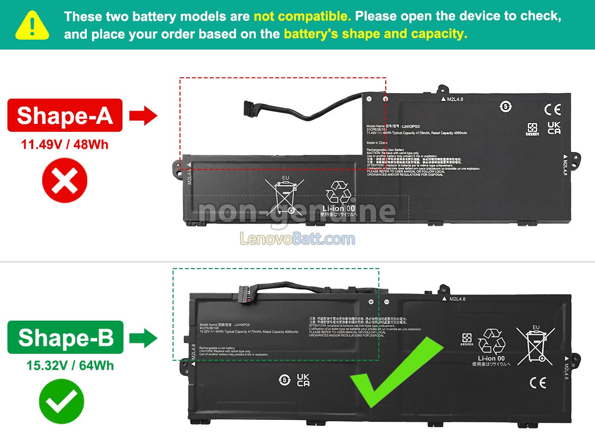 Lenovo ThinkPad E16 GEN 3-21SR001HED battery replacement