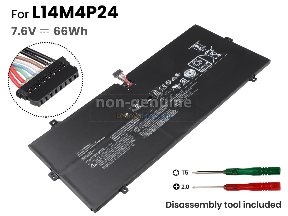 7.6V 66Wh Lenovo L14L4P24 battery