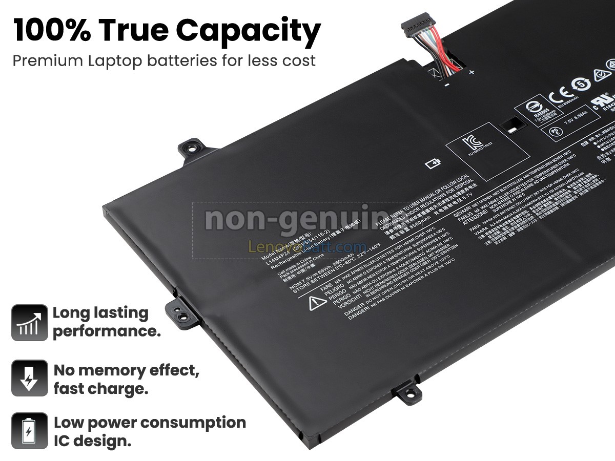 7.6V 66Wh Lenovo L14L4P24 battery