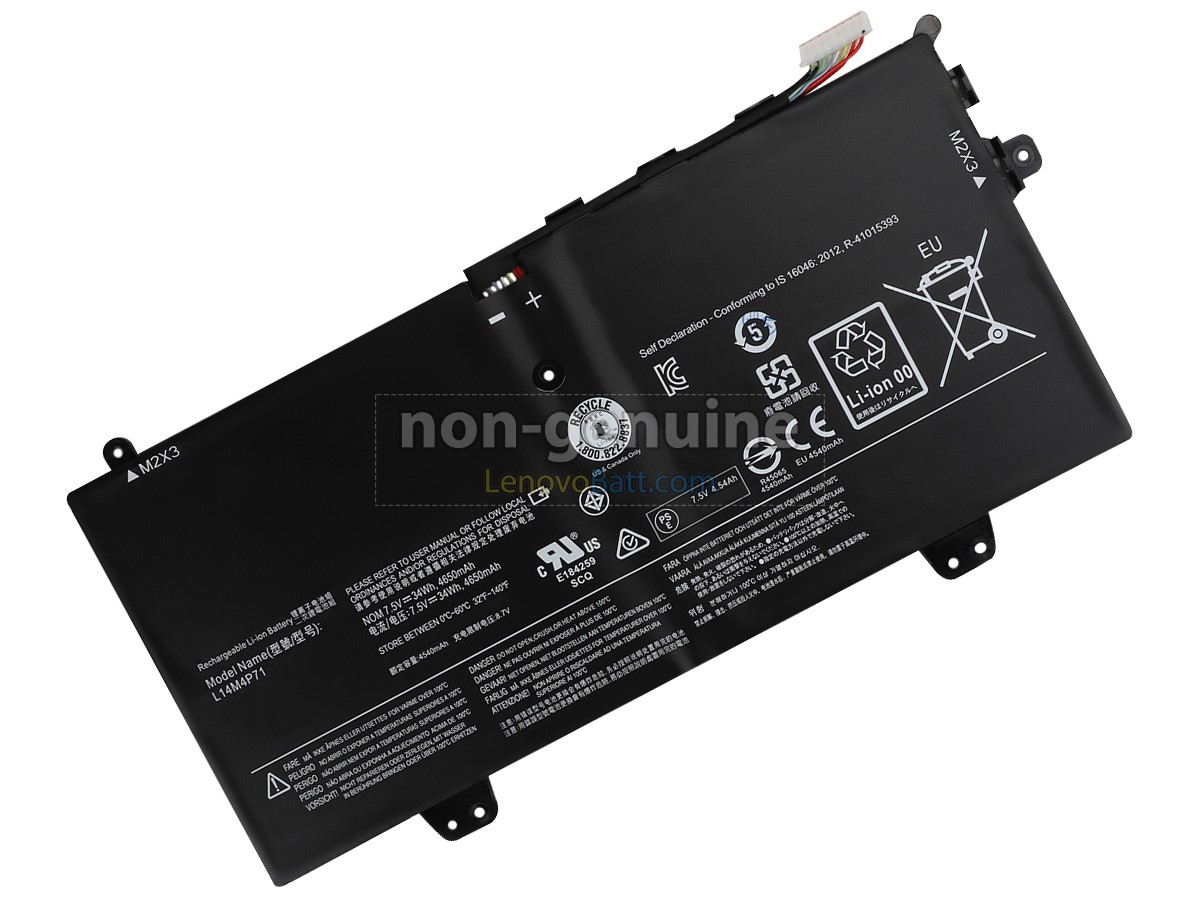 7.5V 34Wh Lenovo L14L4P72 battery