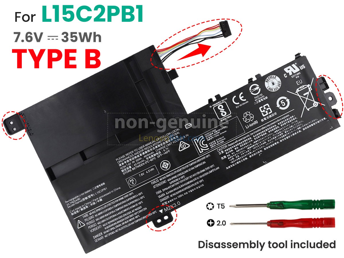 Lenovo 5B10K84639 battery replacement