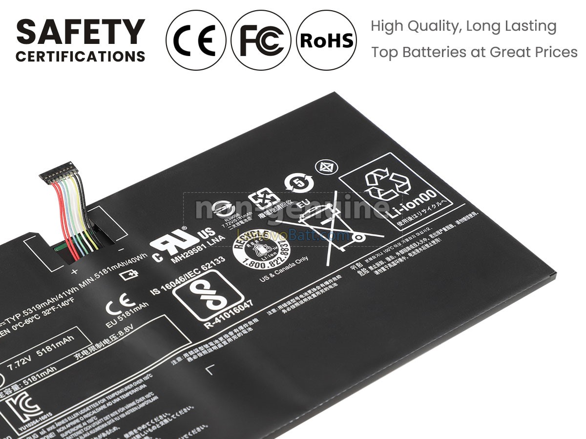 7.72V 41Wh Lenovo MIIX 5 PRO battery