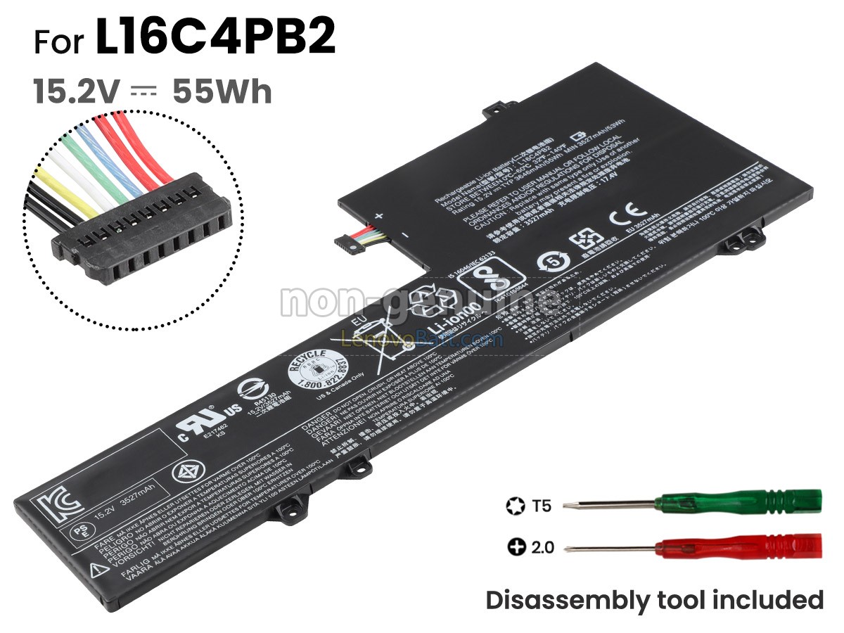 15.2V 55Wh Lenovo IdeaPad 720S-14IKB battery
