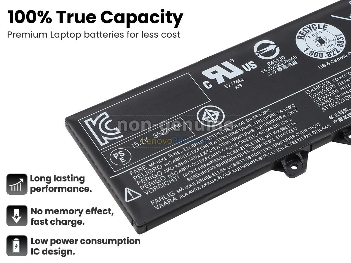 15.2V 55Wh Lenovo IdeaPad 720S-14IKB battery