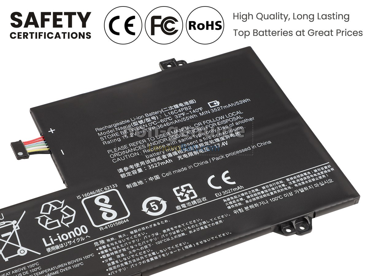 15.2V 55Wh Lenovo IdeaPad 720S-14IKB battery