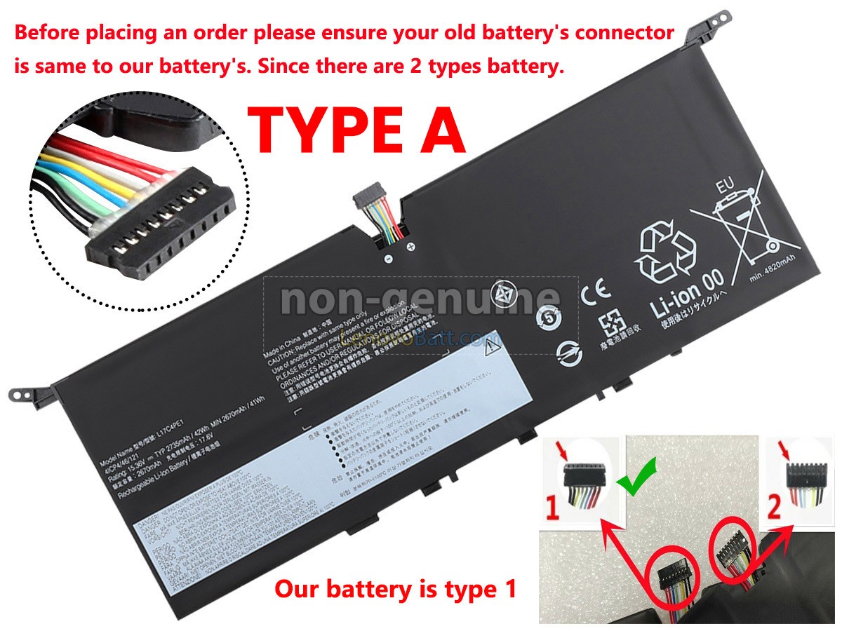 Lenovo 5B10R32748 battery replacement