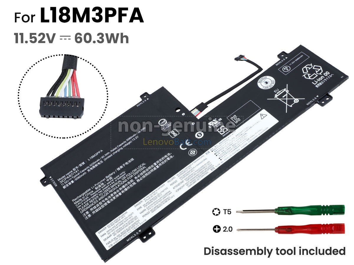 Lenovo YOGA C740-15IML battery replacement