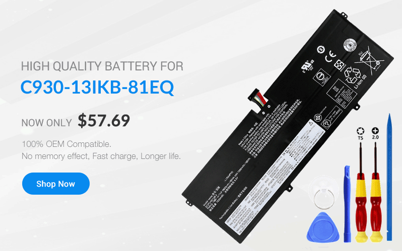 Lenovo YOGA C930-13IKB-81EQ Replacement Battery