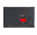 printed on the label at the bottom of the laptop