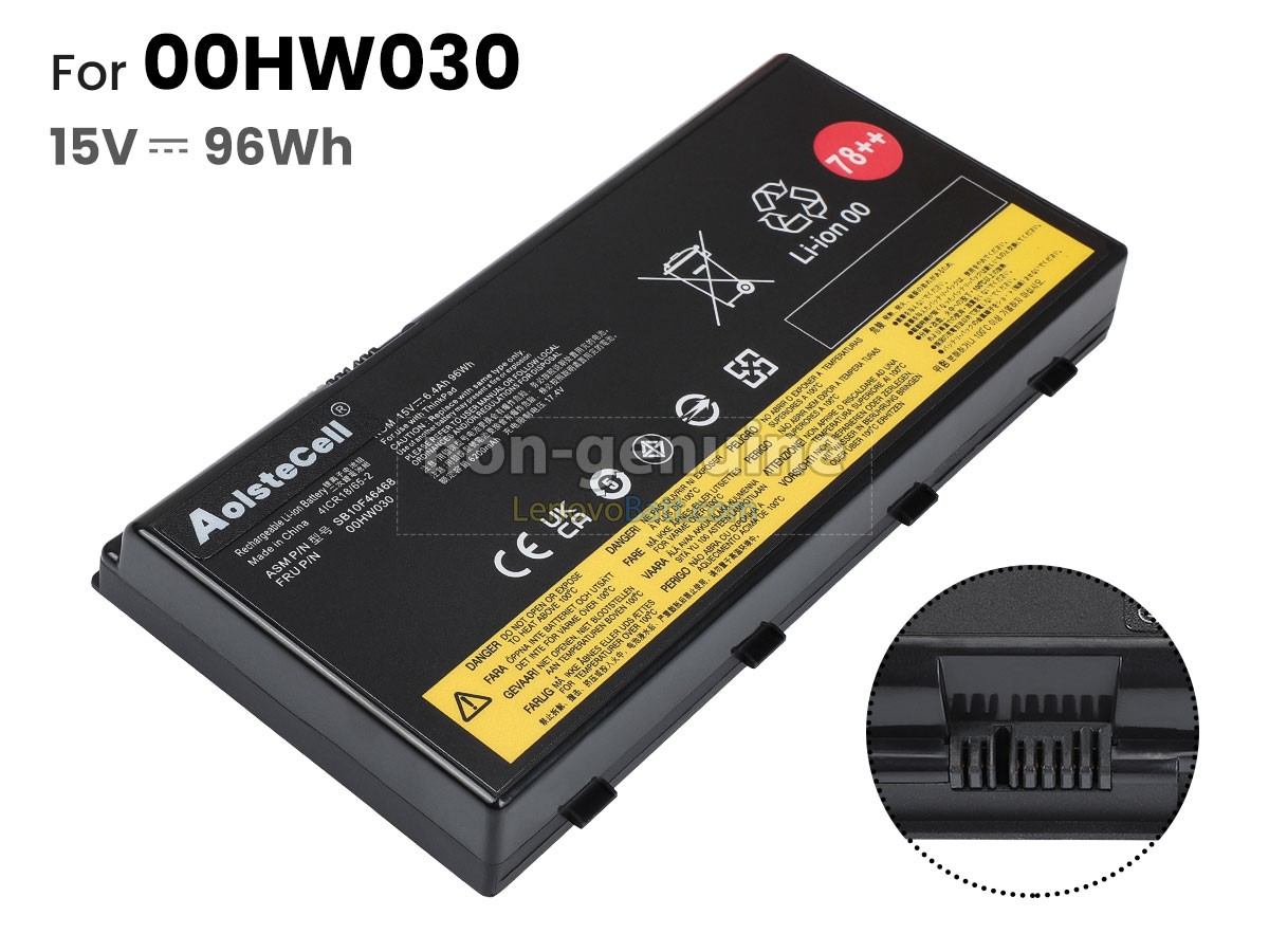 Lenovo 00HW030 battery replacement