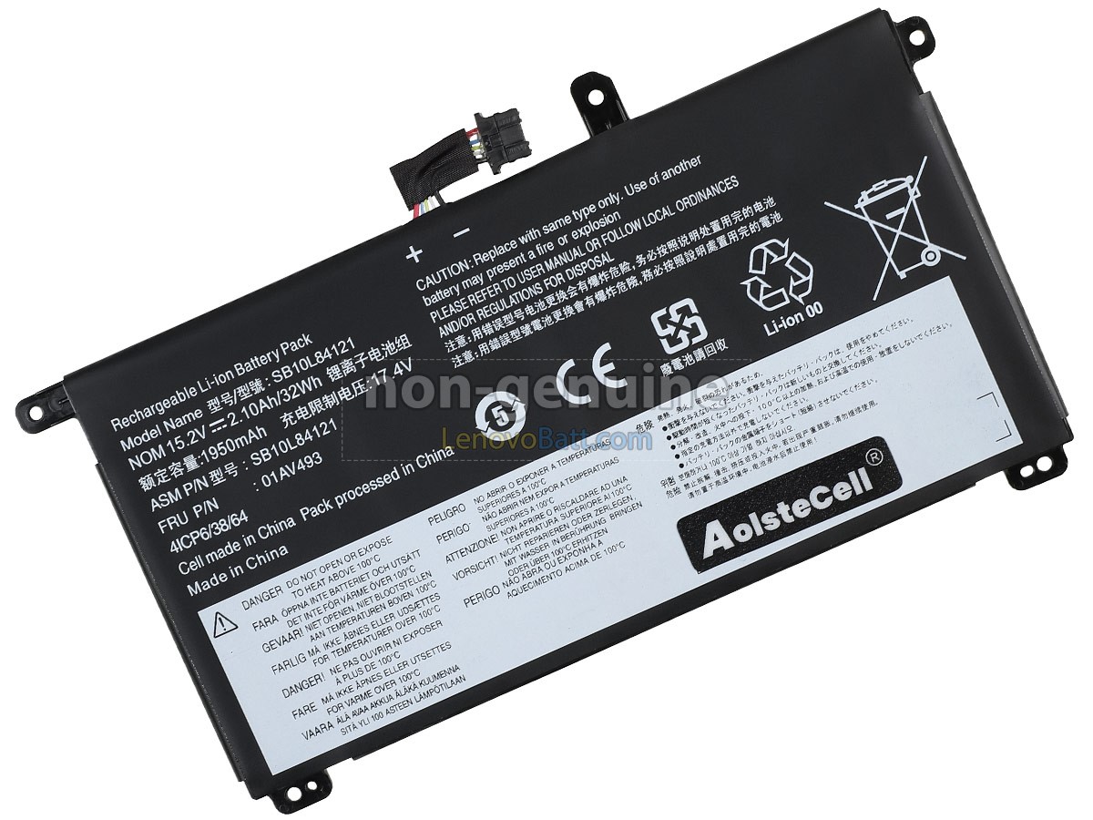 Lenovo 00UR890 battery replacement
