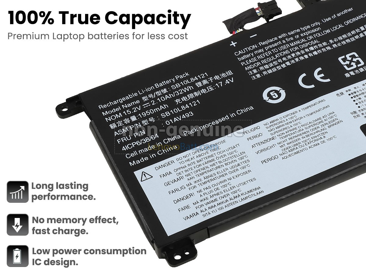 Lenovo ThinkPad T570 20H9001G battery replacement