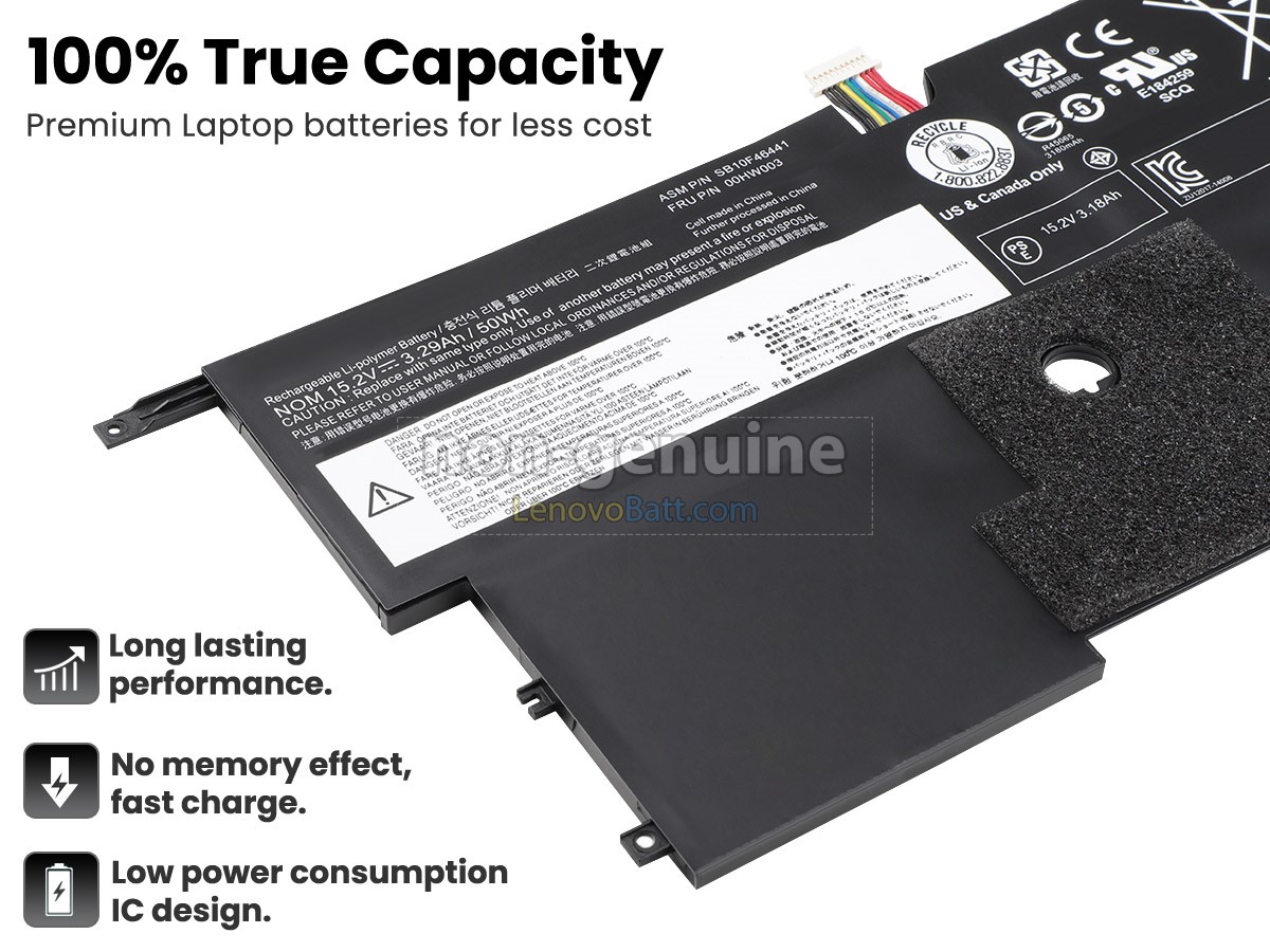 kok Mange Mindst Lenovo ThinkPad X1 CARBON-20BS Battery Replacement | LenovoBatt.com