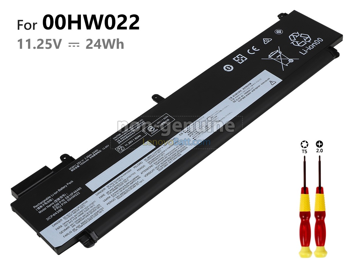 11.25V 24Wh Lenovo 01AV462 battery