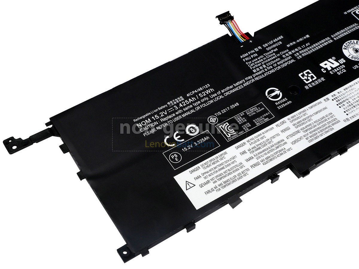 15.2V 52Wh Lenovo 01AV458 battery