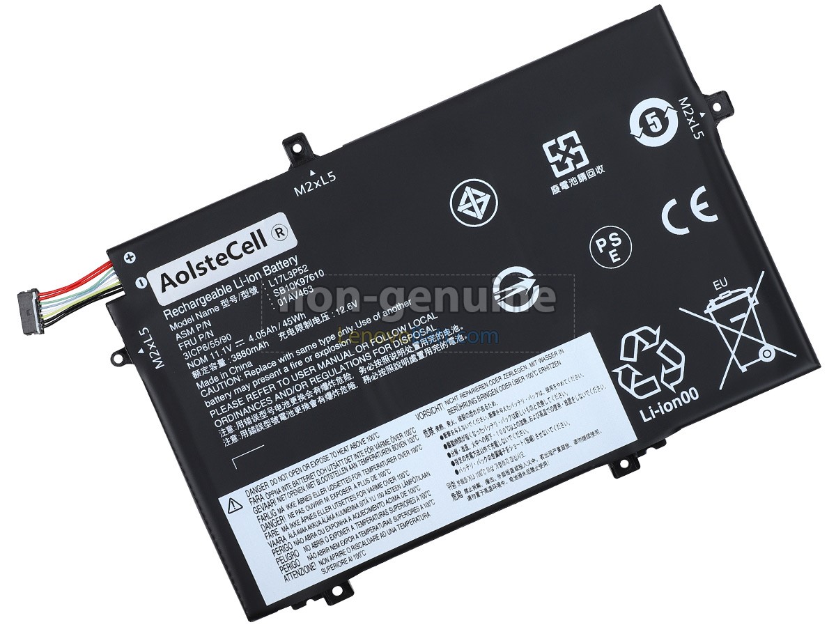 11.1V 45Wh Lenovo 01AV466 battery