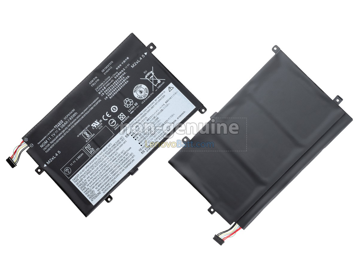 11.1V 45Wh Lenovo ThinkPad E470 battery
