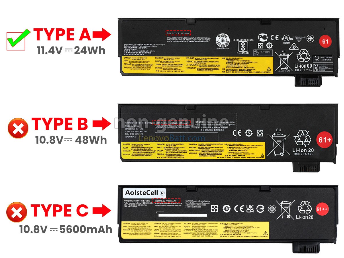 Lenovo SB10L84123 battery replacement