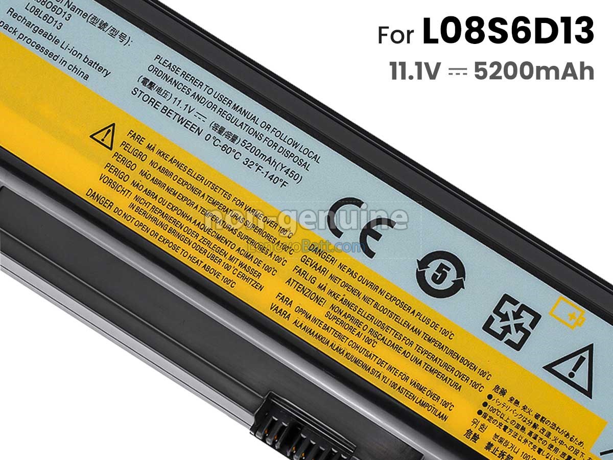 Lenovo L08L6D13 battery replacement