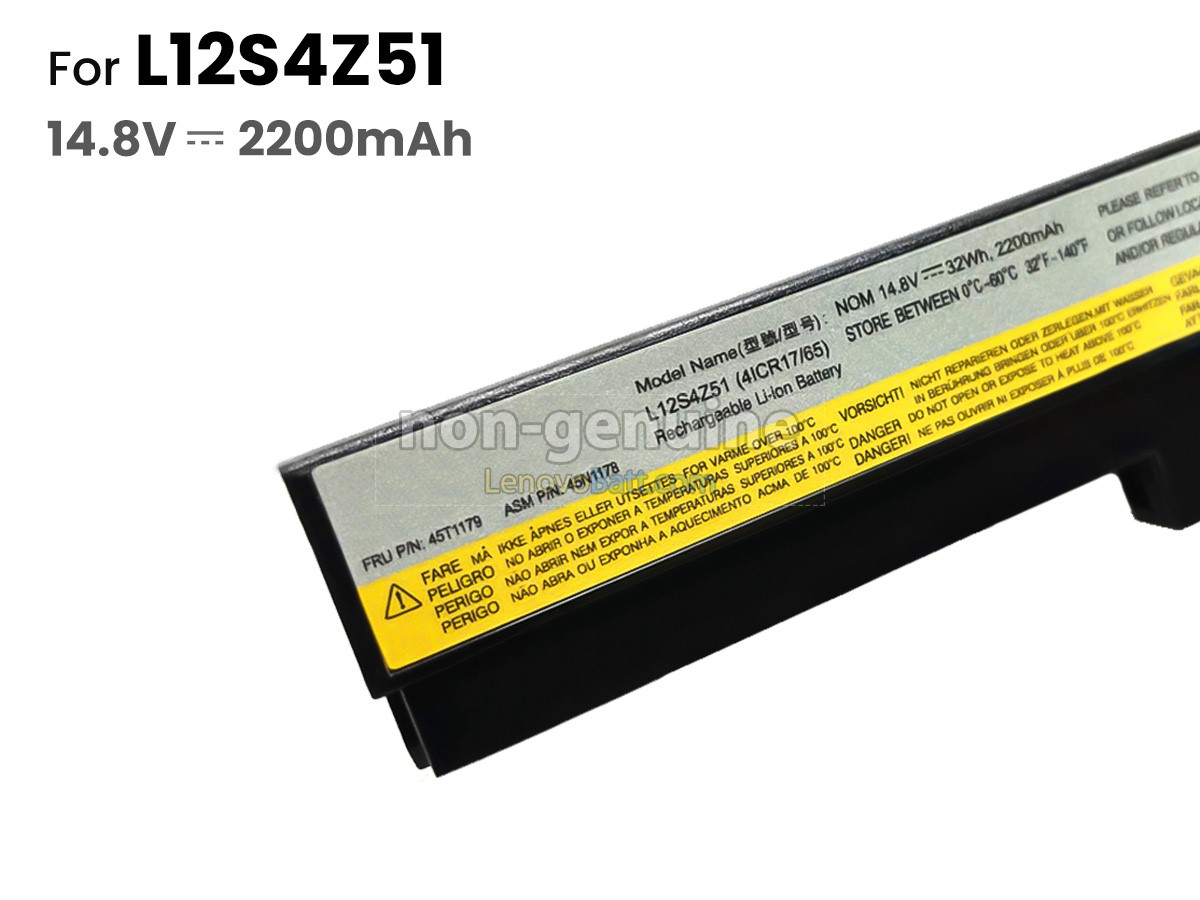 Lenovo L12S4Z51 battery replacement