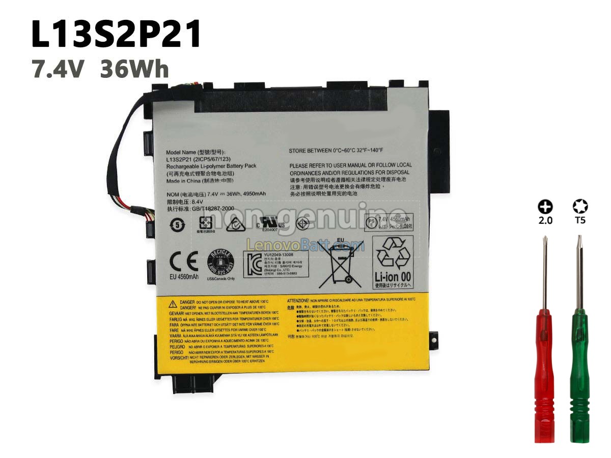 7.4V 36Wh Lenovo MIIX 2 11.6 Tablet battery