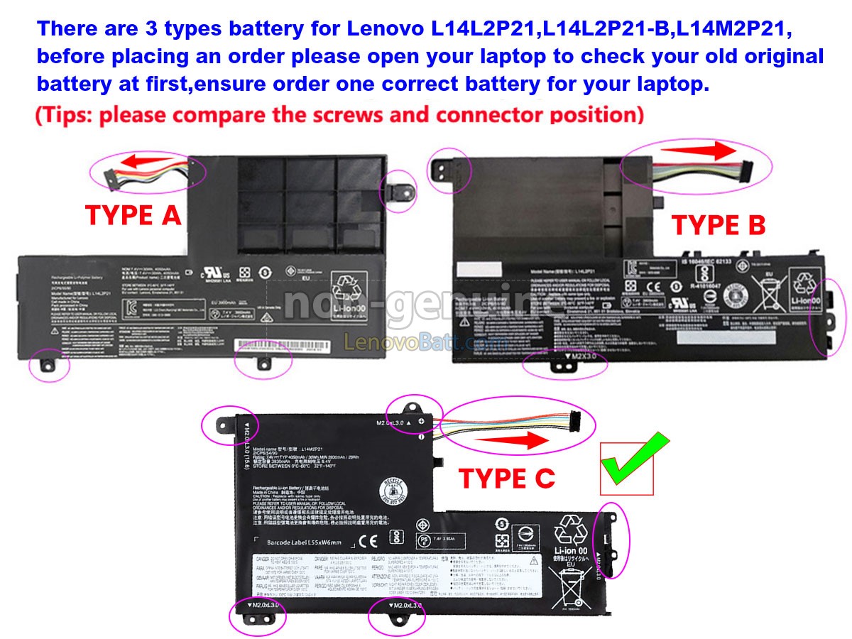 7.4V 30Wh Lenovo IdeaPad 500S-14ISK(80Q30065GE) battery