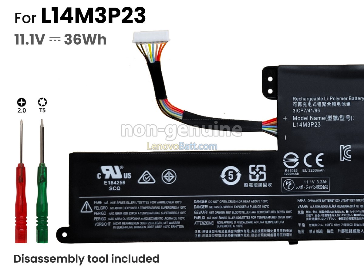 Lenovo 5B10K10155 battery replacement