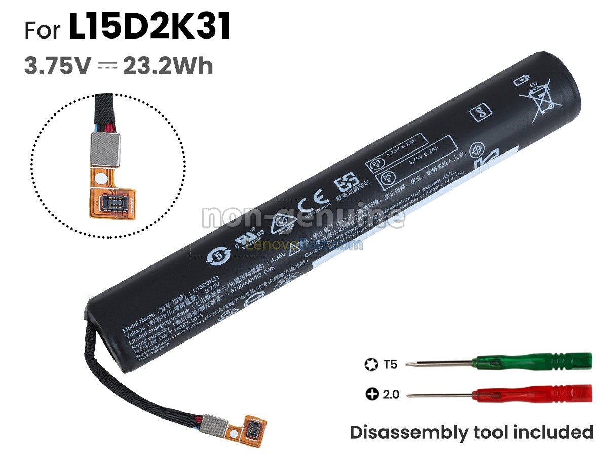 Lenovo L15D2K31 battery replacement